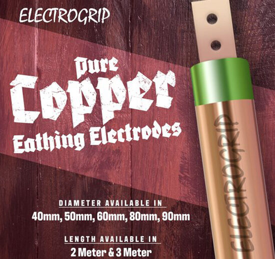 Electrogrip 80mm 3 Meter Pure Copper Earthing Electrode - Image 3